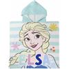 The Geeky Pop Poncho da spiaggia per bambini Frozen - Mantello asciugamano con cappuccio Elsa & Anna - asciugatura rapida - 55 x 110 cm