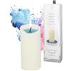 Wachsmann Gender Reveal Party Idea decorativa - Candela di cera d'api - It's a Boy or Girl - per baby shower o baby shower - arrotolata a mano (10 cm di altezza, Ø 4,7 cm) - sorpresa per l'annuncio sessuale