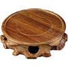 ToiM - Base circolare in legno massiccio per artigianato (luce)