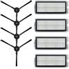 BAKUUM Set di manutenzione per Conga X70 | Conga X50 composto da 4 filtri ad alte prestazioni e 4 spazzole laterali.