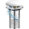 Toivize 2 Pezzi Filtro di scarico a comparsa,Tappo lavandino cucina, Ceramica Lavabo Filtro di Scarico, Adatto per cucina, bagno, lavabo(diametro 32 a 40mm)