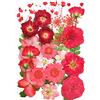KtbeYTi Fiori pressati secchi per decorazioni floreali arte artigianato Scrapbooking fiori pressati secchi per fai da te candela resina artigianato (rosso)