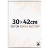 Dutch Frame Factory - Cornice 30x42 cm - Argento Lucente - Cornice per foto in Plastica con vetro plastico Antiriflesso - Cornice portafoto 30x42 cm - Easy