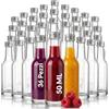 slkfactory 36 bottigliette piccole vetro 50ml per liquori fatti in casa - bottiglie di vetro 50 ml artigianali - tappo a vite bomboniere mignon