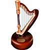 Bottone Carillon artigianale per violino, meccanismo a carica e supporto, ornamento creativo per San Valentino (119 Chars) carillon a carica
