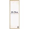Dutch Frame Factory - Cornice 25x75 cm - Faggio Chiaro - Cornice per foto in Plastica con vetro plastico Antiriflesso - Cornice portafoto 25x75 cm - Easy