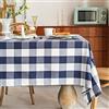 KYRZD Tovaglia 80x190cm Tovaglie a quadretti in cotone e lino, tovaglia da tavolino tovaglia da giardino, tovaglia da cucina riutilizzabile e lavabile per tavolo da pranzo