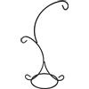 Hintyne Supporto per ornamenti a 2 ganci supporto per ornamenti espositore per ornamenti supporto per terrari in vetro supporto per cavalletto in ferro supporto per piante aeree palla arte e artigianato