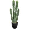 Oairse Pianta Artificiale Cactus Pianta Artificiale Grande in Vaso Piante Decorazione Fico d'India Euphorbia Accruensis Cactus Kaktus Artificiale per Casa, Giardino, Ufficio, Tipo-3