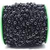 Duories 60 m Ghirlanda di Perline,Filo di Perle,Nastro Decorativo con Perline,per Fai da Te,Feste,Decorazione da Tavolo,Matrimonio,Matrimonio,Matrimonio,Matrimonio,Matrimonio,Matrimonio,Natale,Nero