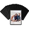 Zeltrivonex Cornice portafoto magnetica per Polaroid Instax Mini film, 6,2 x 8,8 cm, set da 15 pezzi, magnetica, leggera e stabile, ideale per foto, cartoline, ufficio, cucina e casa, colore nero (dimensioni