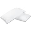 PASSION - Coppia di Cuscini 45x75 cm per Dormire, Imbottitura Standard, Antiacaro, Anallergico, Traspirante, con Federa Micro cucita a mano - Ideale per Letto Matrimoniale e Singolo
