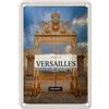 FEMER Targa in metallo da viaggio, 12 x 18 cm, Palace of Versailles France Turismo