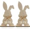 com-four® 2x Segna posti decorativi per Pasqua, simpatico coniglietto