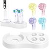 AYHYHLJZJ Portaspazzolino per spazzolino elettrico per Oral B & iO Serie, Toothbrush Holder con supporto per testine e protezione igienica, compatibile con testine multicolori per bagno
