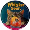 Gift Company - Vassoio decorativo - Love Trays - Motivo: Whisker Sour - Ferro - (diametro x altezza) 17,7 x 1 cm