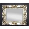 Generic Specchio da Parete con Cornice Barocco in Oro Bronzo, 73 x 63 cm, Opulento Rinascimentale, Stile Barocco Repro (Argento)