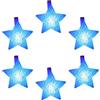 MURYE Set di 6 braccialetti luminosi a LED multicolore con luce a LED per feste e feste notturne