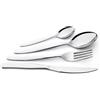 EME POSATERIA EME SERVIZIO POSATE 48 PEZZI MADE IN ITALY COMPLETO 12 PERSONE ACCIAIO INOX 18/C SHARK MODERNE