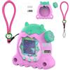 BCWEGION Custodia in silicone e copri bottoni per Tamagotchi Paradise Interattivo animale domestico virtuale con protezione schermo e cordino per il trasporto, protezione completa, collegamento