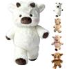Generico Peluche Che Corre- Peluche mucc a 45cm Cuscino Morbido E Soffice,Bambola Da Collezione A Forma Di Pecora In Stile Cartone Animato, Animale Di Pe luche Per Uomini, Donne, Bambini E Ragazzi (Bianco)