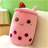 HENGBIRD Peluche Boba Tea Peluche Peluche Kawaii Bubble Tea Peluche Giocattoli, Tazza da tè al latte, Cuscino per Bambola, Cuscino da tiro, regalo per bambini, ragazze e ragazzi, 25cm (A)