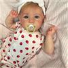 RUNGQIANY Reborn Femmina 22 Pollici 55 Cm Corpo in Silicone Morbido Vinile / Corpo in Cotone Bambole Reborn Femmine Ragazzi Ragazze Giocattoli Regali Fatto a Mano Bambola Neonato Adatto per 3+