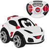 Chicco Rocket the Crossover RC Macchina Telecomandata per Bambini, Auto Telecomandata con Volante Radiocomando Ergonomico e Grandi Ruote, Macchina Radiocomandata Bianca, Giochi Bambini 2 Anni - 6 Anni