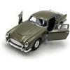 Toi-Toys Welly Modellino auto Aston Martin DB5 1964 auto d'epoca in miniatura scala 1:39 / L 12cm verde