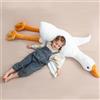 Ponjauk Gans gigante di 160 cm, anatra di peluche, XXL, morbido e accogliente anatra in tessuto, grande anatra di peluche per dormire, gigante compleanno per bambini
