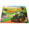 TOMY John Deere Puzzle Box 70 pezzi per bambini. Animali da fattoria e trattore, puzzle educativi per bambini dai 4 anni in su, puzzle familiare rilassante e robusto, puzzle bambino 4 anni