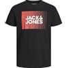 JACK & JONES JJECORP LOGO TEE PLAY SS O-NECK NOOS, T-Shirt Uomo, Rosso (True Red Print:P4 Small Print), S