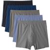 Generic L-10XL Mutandine Boxer Da Uomo 100% Cotone Biancheria Intima Taglie Forti Morbide E Traspiranti A Vita Alta For Persone Di Mezza Età E Anziani(10XL)