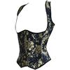 Hengzhifeng Corsetto Sottoseno Halloween Donna Bustino Corsetti Pirata (EUR 28-30,Viola)