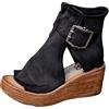WOXIHUAN Sandali Donna Estive Eleganti,Stivali con Tacco Alto Scarpe col Tacco Donna Estate Maglia Traspirante Polacchine Cerniera Sandali Tacco a Spillo 7CM
