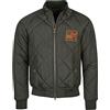 Barbour International MQU1326-GN91 Steve McQueen Quilted Merchant Padded Jacket SAGE GREEN (XL, Sage Green)
