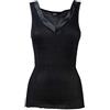 Oscalito Donna 16132 Spalla Larga V Costina Bordo Raso Filo di Scozia (5-L, 020 Nero)