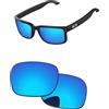 PapaViva Lenti di ricambio per occhiali da sole Oakley Holbrook Mix OO9384 Ice Blue Pro+ Anti-Reflective Polarized