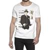 street Lupin Ganster 2107 Urban Slub Men Uomo Cotone 100% MOD.TSUASLB (S/M - Cm 54 - Cm 72, Bianco/White)