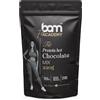 BAM Preparato per Cioccolata - Calda Cioccolata Solubile Cremosa in Polvere, con Dosatore - 220g, 7 Porzioni (Cioccolato proteico)