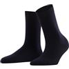FALKE Cosy Wool W So lana cachemire tinta unita 1 paio, Calzini Donna, Nero Black 3000, 35-38