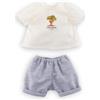 Corolle - T-Shirt & Short Petit Exploreur, Abbigliamento Poupon 30 cm, da 18 mesi, 9000111270