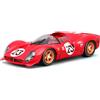 Burago Bburago - Ferrari 330 P4 Daytona 1967, Auto Diecast in Scala 1:24, Replica Dettagliata con Porte Apribili, Icona delle Corse Endurance, Licenza Ufficiale Ferrari, Età Consigliata 14+ Anni