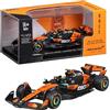 Burago Bburago - McLaren F1 MCL39 2025#4 Norris, Auto Diecast in Scala 1:43 con Teca Espositiva, Replica Dettagliata F1 McLaren, Basetta Inclusa, Licenza Ufficiale, Età Consigliata 14+ Anni