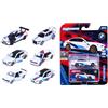 Majorette BMW Deluxe Auto in Metallo 7,5 cm, 1 Unità Assortimento Casuale (6 Modelli BMW), Pneumatici in Gomma, Sospensioni e Parti Mobili, Miniatura Collezionabile +3 Anni (8502101003)