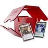 Gamegenic - Star Wars Unlimited Twin Suns DECK POD - Premium Deck Box with UV-Protected Card Cases, Holds 100 Double-Sleeved Cards, Designed for the Star Wars Unlimited TCG, Red Color