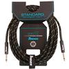 Ibanez SI20-BG 6,1 m 2 connettori dritti Standard cavo strumento in tessuto, colore: beige