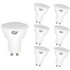GY Lampadine a LED GU10, luce bianca calda, 2700 K, 8 W, 800 lm, equivalenti a 80 W, fascio largo 120°, non dimmerabili, confezione da 6