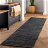 SIMPEX tappeto shaggy a pelo lungo 60x110 cm antracite molto morbido e soffice stile moderno tinta unita perfetto per ingresso corridoio o piccoli ambienti casa soggiorno camera