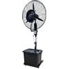 Romyqpipy Ventilatore A Nebulizzazione Industriale Da Esterno con Serbatoio 42l e Ruote, 3 Velocità, Altezza Regolabile, Schwenkbarer Standventilator mit Nebel per Officina, Patio e Terrazza